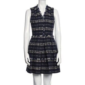 Proenza Schouler Tweed Pattern Mini Dress Size: XS | US 0